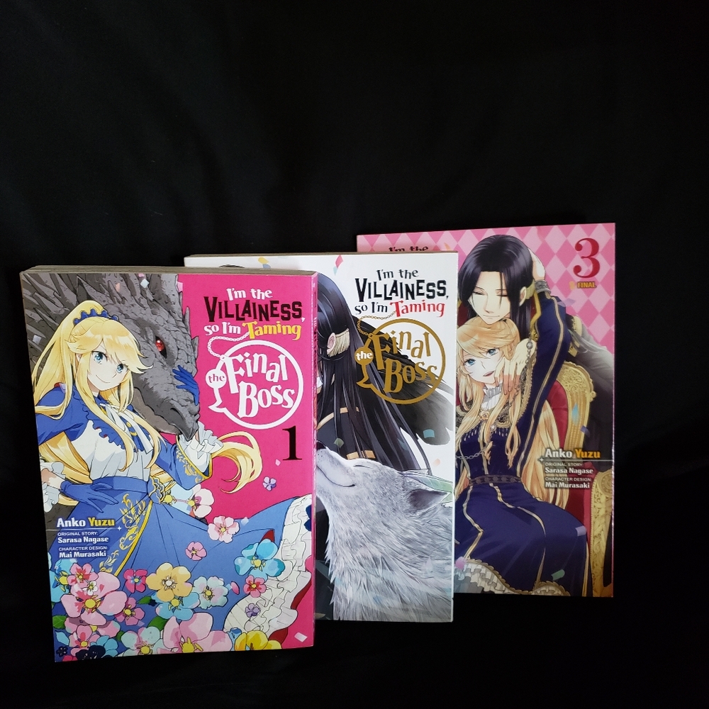 "I'm the Villainess, So I'm Taming the Final Boss" Manga Bundle Lot Volumes 1-3